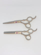Load image into Gallery viewer, Drew Kalaf Series IV Matte Rose Gold Scissor and Thinner Set
