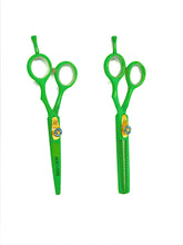 Load image into Gallery viewer, Red Lion Highlighter Green Scissor and Thinner Set 5.5&quot;