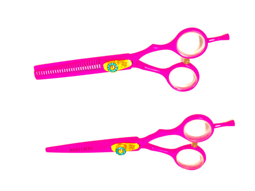 Red Lion Light Purple Scissor and Thinner Set 5.5