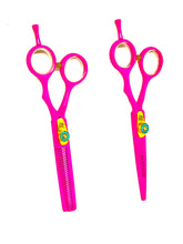 Load image into Gallery viewer, Red Lion Light Purple Scissor and Thinner Set 5.5&quot;